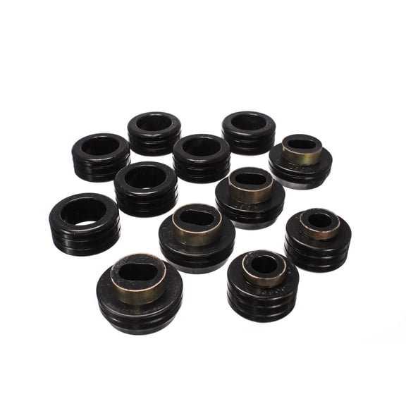 Energy Suspension 3.4130G Polyurethane Body Mount Bushings Black Fits select: 1994-1999 CHEVROLET S TRUCK, 2000-2003 CHEVROLET S TRUCK S10