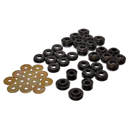 Energy Suspension 3.4136G Polyurethane Body Mount Bushings Black Fits select: 1993-1996 CHEVROLET CAPRICE, 1995-1996 CHEVROLET CAPRICE / IMPALA