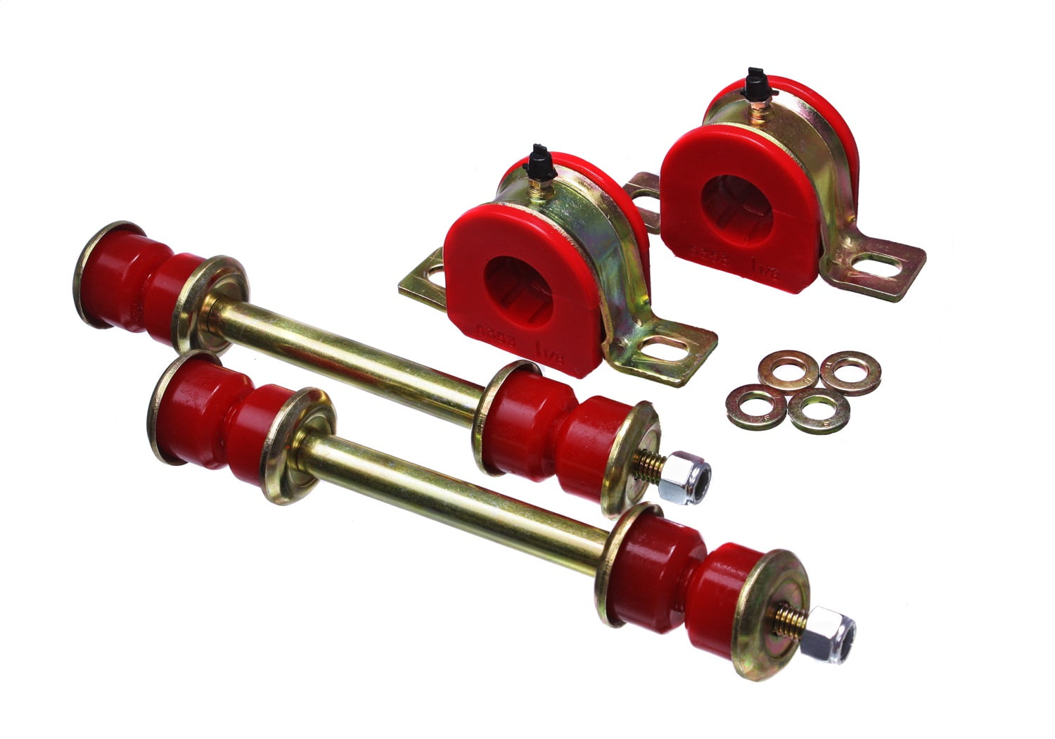 Energy Suspension 3.5222R Sway Bar Bushing Set Fits select: 2002-2006 CHEVROLET SILVERADO, 2002-2006 GMC NEW SIERRA