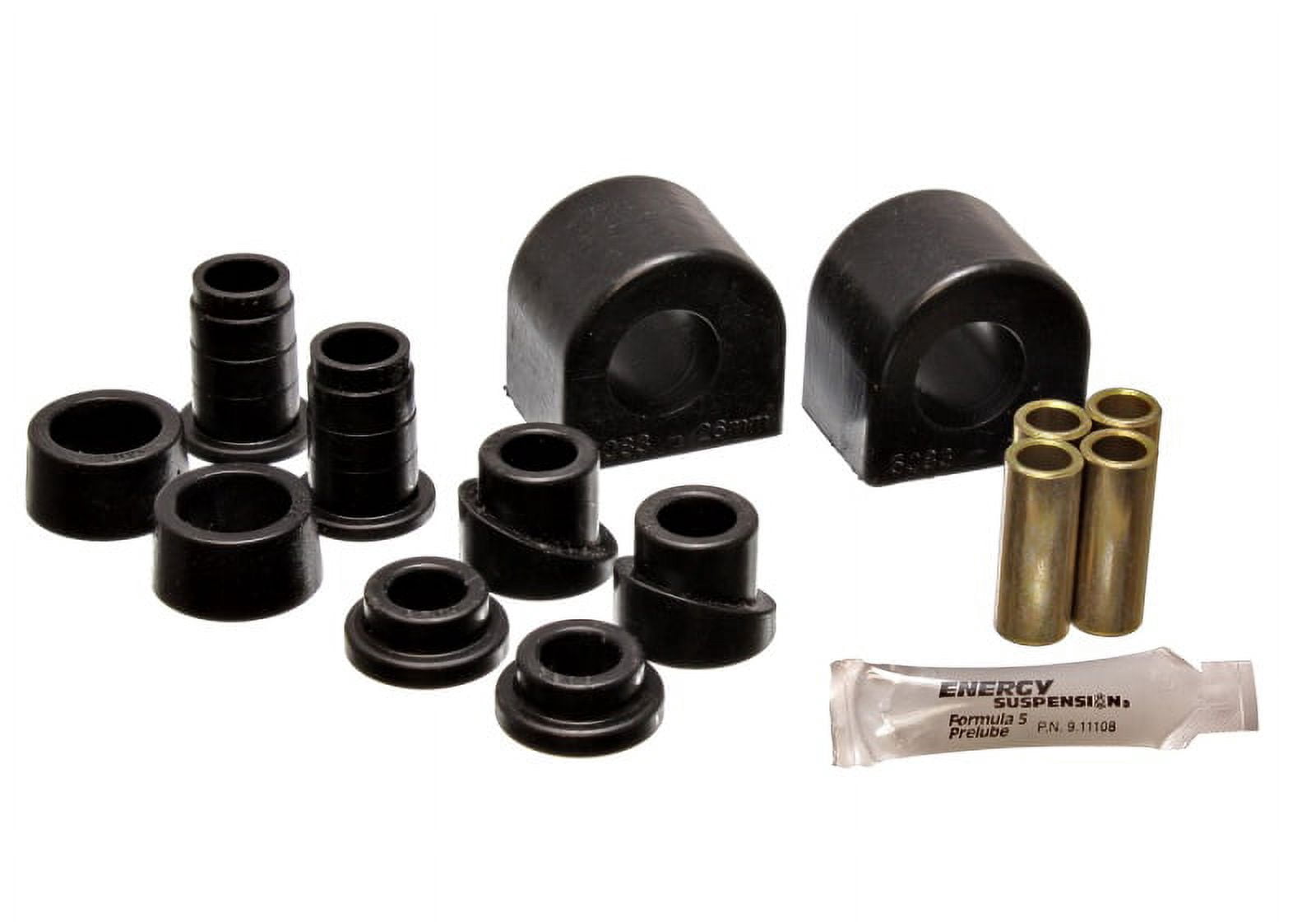 Energy Suspension 30Mm Corvette Frt Stab Bar Bsh - Black Fits select: 1988-1996 CHEVROLET CORVETTE