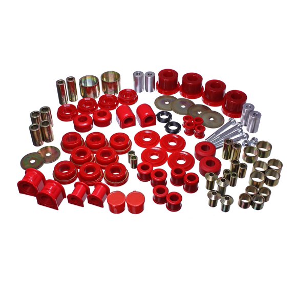 Energy Suspension 4.18127R Polyurethane Master Bushing Kit Red Fits select: 2015-2016 FORD MUSTANG GT