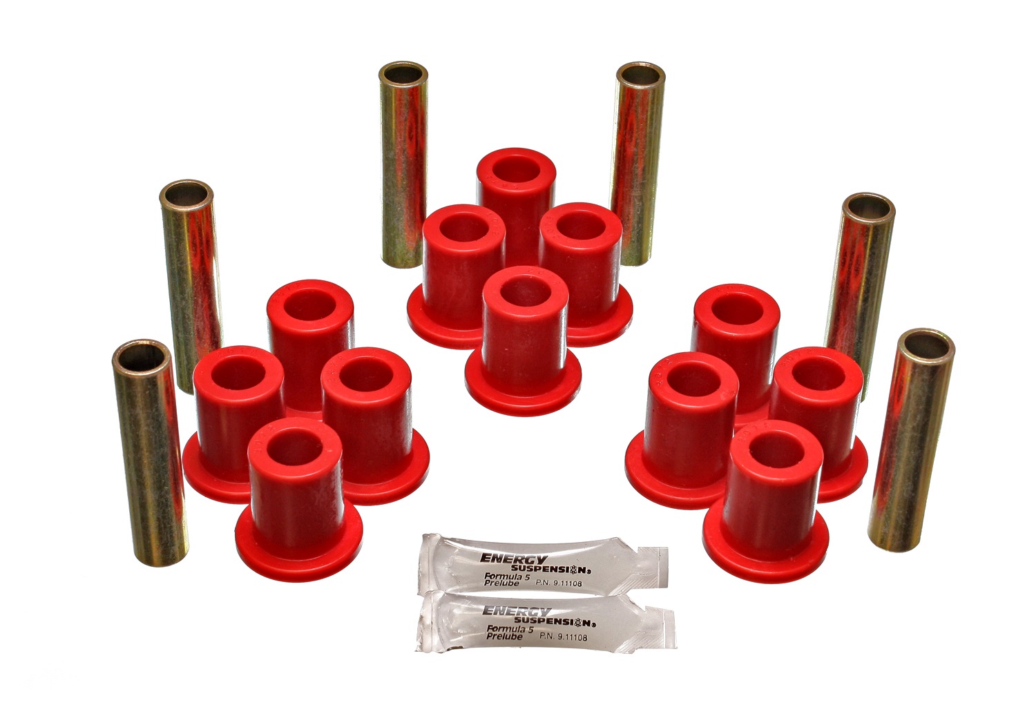 Front Spring Bushing Energy Suspension 4.2118R Polyurethane 4Wd Front Spring Bushings Red ...