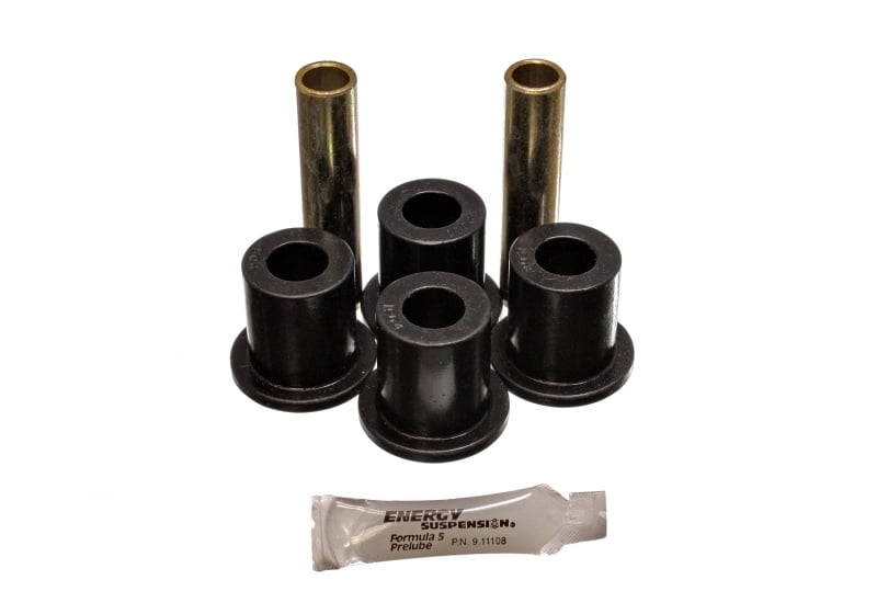 Energy Suspension 4.2128G Polyurethane Rear Spring Frame Shackle Kit Black Fits select: 1996 FORD F150, 1980-1996 FORD F250