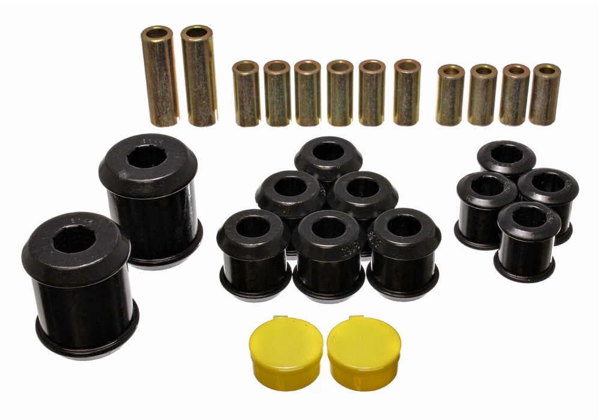 Energy Suspension 5.3119G Control Arm Bushing Set, Black Rear Performance Polyurethane