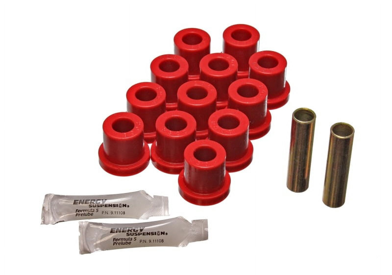 Energy Suspension 55 Chevy Bel Air Red Rear Leaf Spring Bushing Set