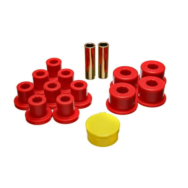 Energy Suspension 6/7480 MG MGB Red Rear Leaf Spring Bushing Set
