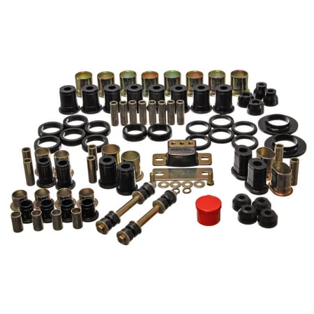 Energy Suspension 66-72 Oldsmobile Cutlass/442/F-85/Europa Black Hyper-flex Master Bushing Set