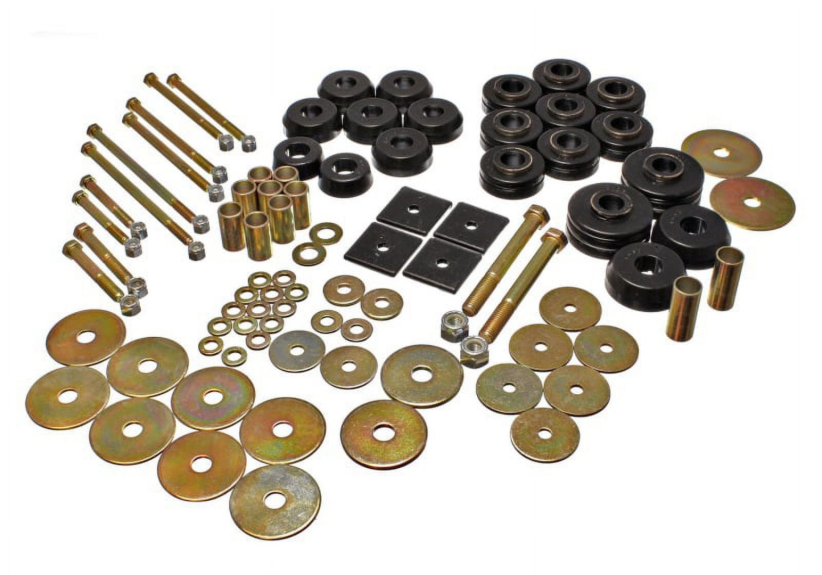 Energy Suspension 67-72 Denali XL/Suburban/Yukon XL 2WD/4WD/67-95 K-5 Blaze Blk Body(cab) Mount Set Fits select: 1967 GMC C1500, 1968-1972 CHEVROLET C10