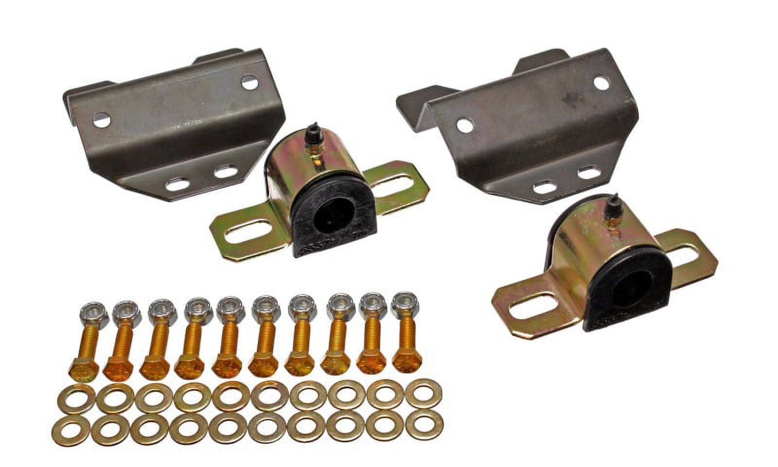 Energy Suspension 67-72 Dodge Dart / 65-69 Charger Black 7/8in Greasable Bushing Adapter Kit Fits select: 1968-1969 PLYMOUTH SATTELITE, 1966-1969 DODGE CORONET