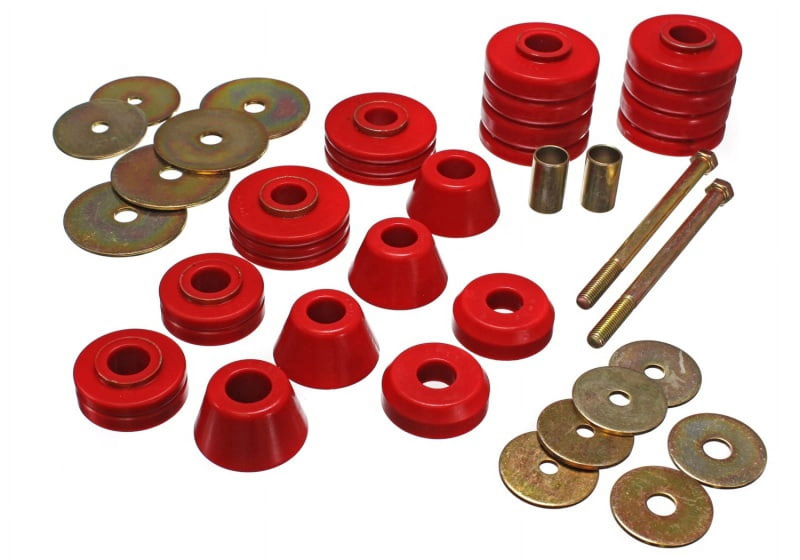 Energy Suspension 67-72 GM 3/4 Ton C-20/C2500 / 1 Ton C-30/C3500 2WD Red Body(cab) Mount Set Fits select: 1967-1972 CHEVROLET C20, 1967-1972 CHEVROLET K20