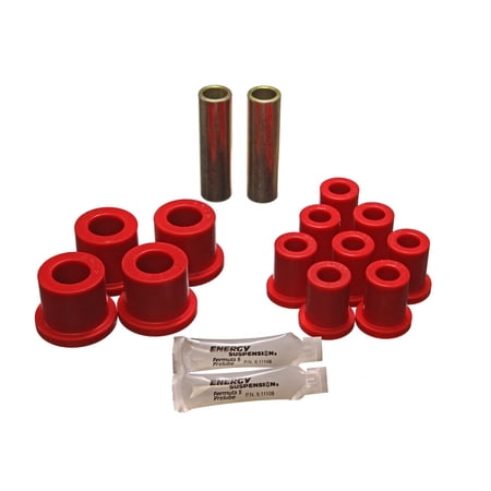 Energy Suspension 70-72 Dodge Charger (w/ 1-1/2in Main Eye) Red Rear Leaf Spring Bushing Set Fits select: 1970 DODGE CHALLENGER, 1966-1970 PLYMOUTH SATELLITE