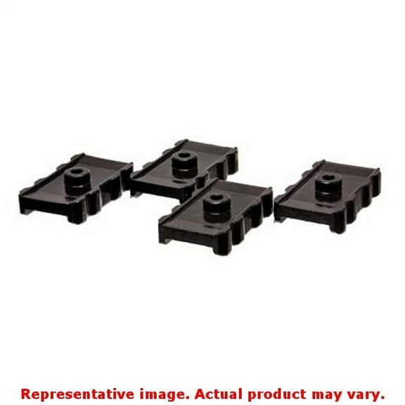 Energy Suspension 73-78 Chrysler Black Leaf Spring Isolator Set w/ Ribbed Sides Fits select: 1973 DODGE CHARGER, 1972-1974 PLYMOUTH SATELLITE