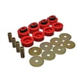 thumbnail image 1 of Energy Suspension 73-79 Chrysler RWD B-Body (Charger/GTX/Roadrunner/Superbee) Red Body Mount Set Fits select: 1973 DODGE CHARGER, 1972-1974 PLYMOUTH SATELLITE, 1 of 2