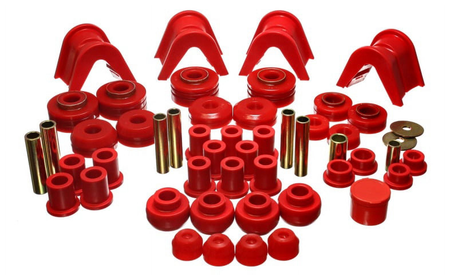 Energy Suspension 73-79 Ford F-150 Pickup w/ 2 Degree C-Bushing Red Hyper-Flex Master Bushing Set Fits select: 1977-1979 FORD F150
