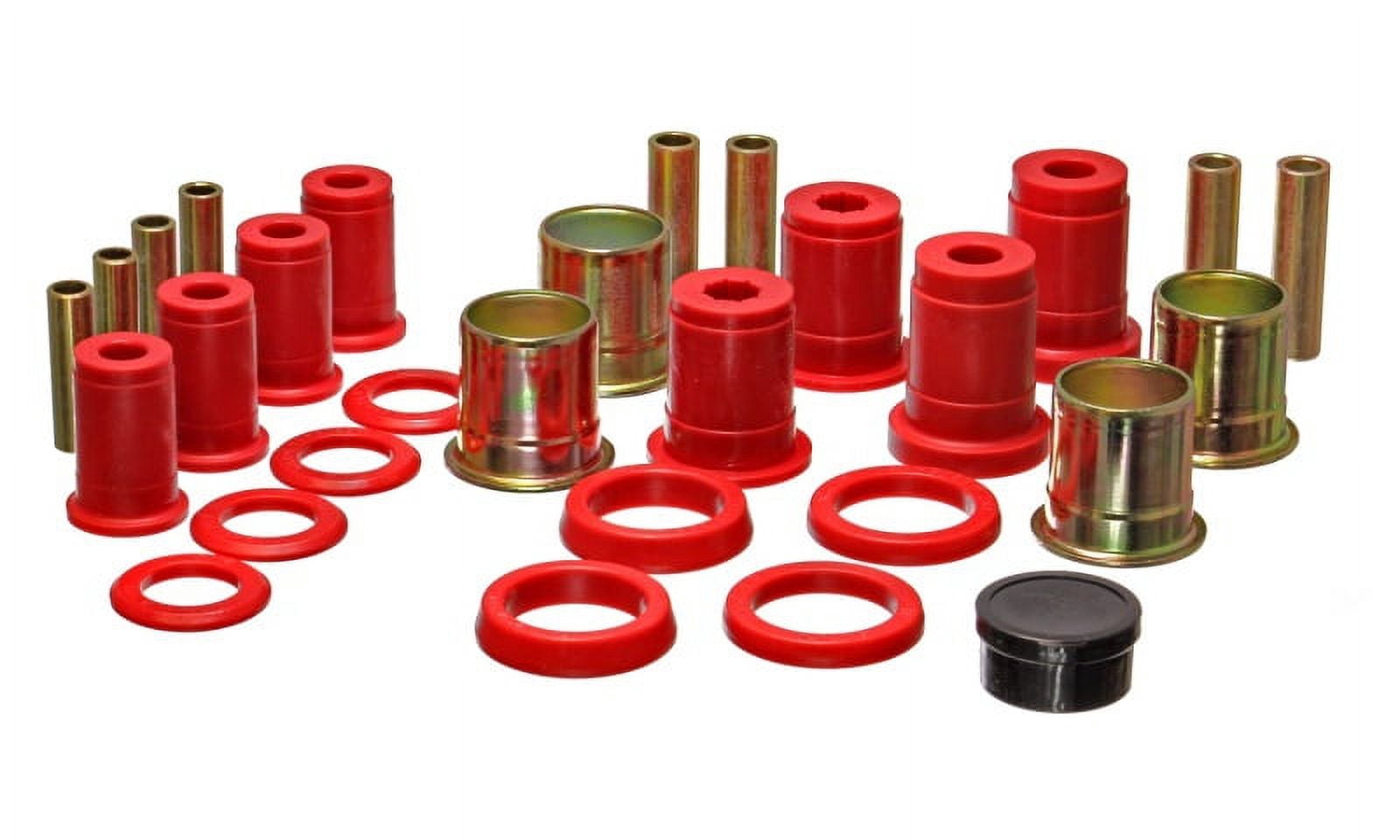 Energy Suspension 75 Chevy Monza/Vega Red Rear Control Arm Bushing Set Fits select: 1971-1973,1974 CHEVROLET VEGA