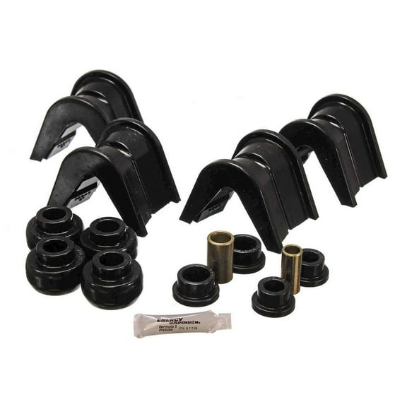 Energy Suspension 76-77 Ford Bronco/66-72 F-100/F-150 Blk 4 Deg Offset Complete 14 Pc C-Bushing Set Fits select: 1977-1979 FORD F150, 1966-1976 FORD F100