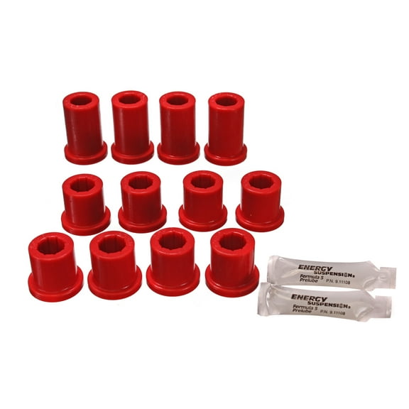 Energy Suspension 8.2102R Polyurethane Front Leaf Spring Bushings Red Fits select: 1985 TOYOTA PICKUP RN55, 1984 TOYOTA PICKUP RN60