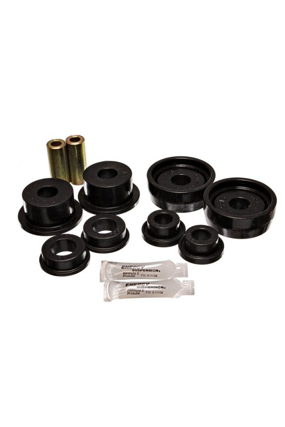 84-87 Honda Civic/CRX Black Rear Control Arm Bushing Set (Includes Trailing Arm Bu Fits select: 1987 HONDA CIVIC 1.5, 1985 HONDA CIVIC 1500 S