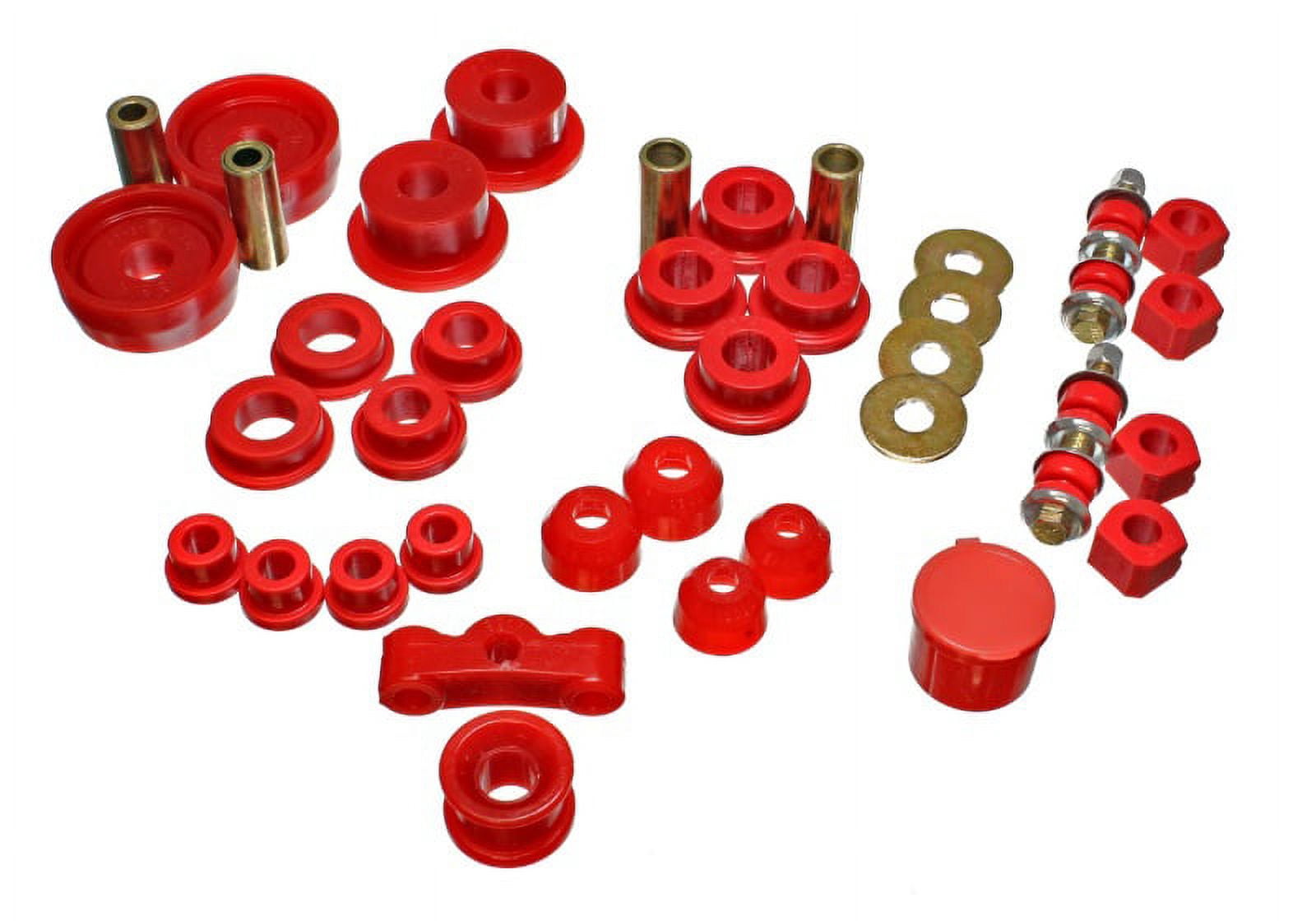 Energy Suspension 84-87 Honda Civic/CRX Red Hyper-Flex Master Bushing Set Fits select: 1987 HONDA CIVIC 1.5, 1985 HONDA CIVIC 1500 S