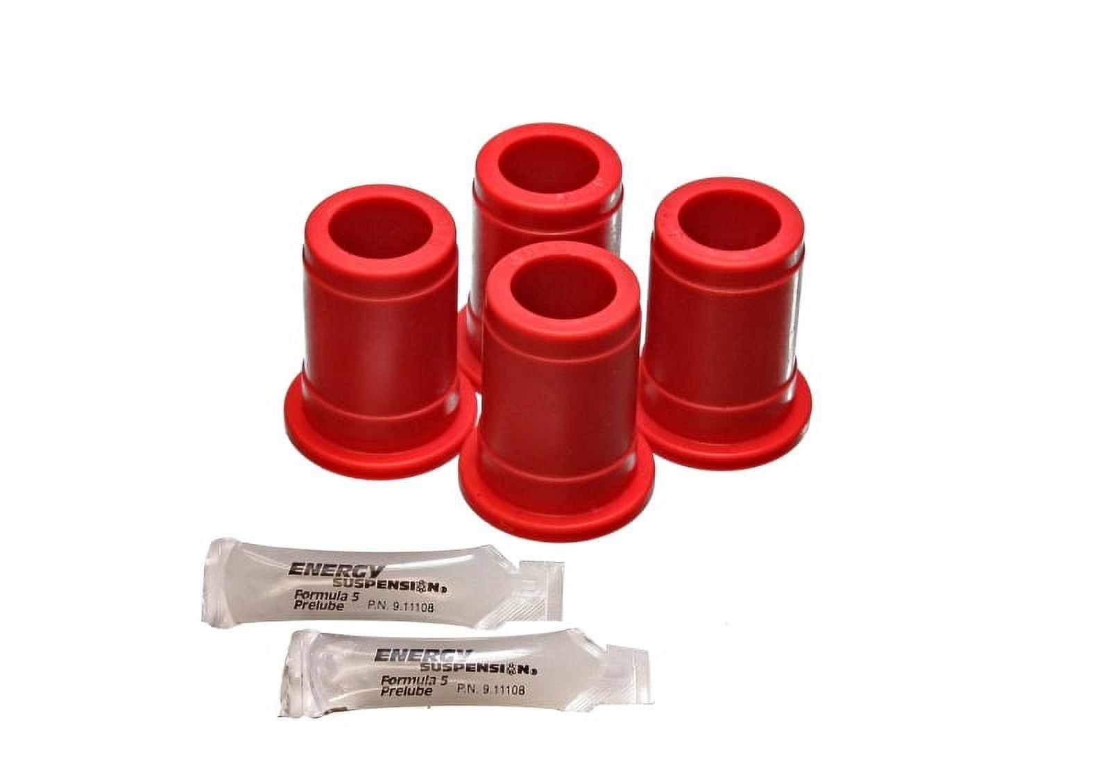 Energy Suspension 86-88 Toyota 4 Runner/PickUp Red Front Control Arm Bushing Set (Lowers ONLY) Fits select: 1988 TOYOTA PICKUP RN63 STD, 1986 TOYOTA PICKUP 1/2 TON RN50