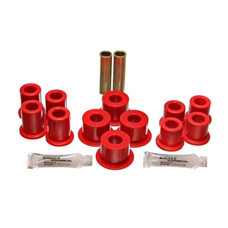 Energy Suspension 89-94 Toyota Pick Up 2WD (Exc T-100/Tundra) Red Rear Leaf Spring Bushing Set Fits select: 1993 TOYOTA PICKUP 1/2 TON SHORT WHEELBASE