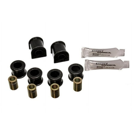 Energy Suspension 90-97 Mazda Miata Black 12.5mm Rear Sway Bar Bushings (includes Sway Bar End Link Fits select: 1990-1992 MAZDA MX-5 MIATA