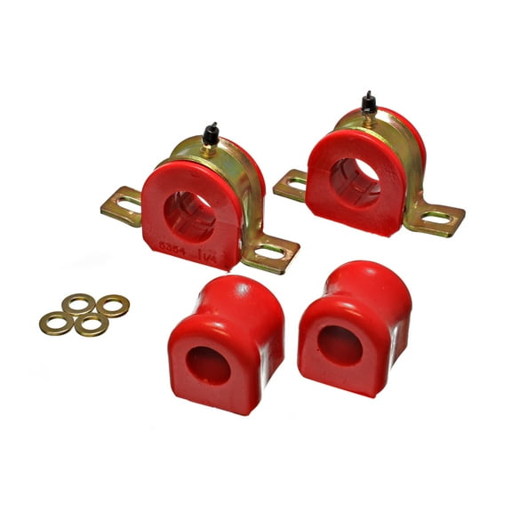 Energy Suspension 91-93 GM Syclone/Thphoon 4WD Red 32mm Fr Sway Bar Bushing Set Fits select: 1991 GMC SYCLONE, 1992-1993 GMC TYPHOON