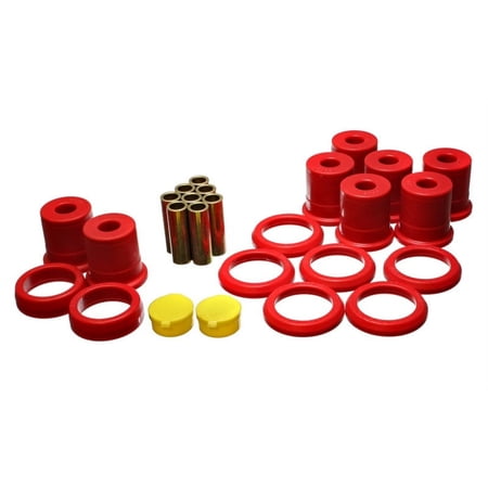 Energy Suspension 92-97 Crown Victoria / 92-97 Grand Marquis Red Rear End Control Arm Bushing Set Fits select: 1992-1997 FORD CROWN VICTORIA, 1992-1997 MERCURY GRAND MARQUIS