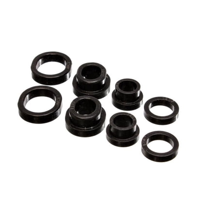 Energy Suspension 95-03 Nissan Maxima Black Motor Subframe Bushing Set - front lower (Must reuse all