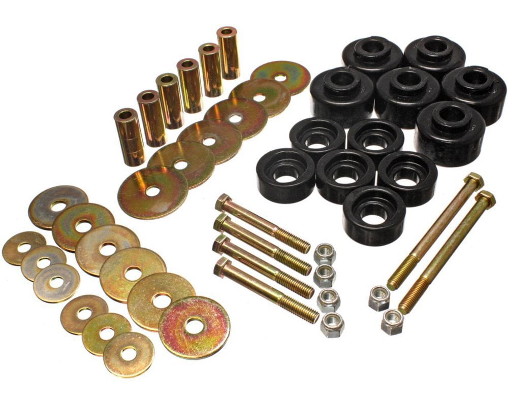 Energy Suspension 97-03 Ford F-100/F-150 2WD/F250 2WD & L-Duty Black Body (Cab) Mount Set Fits select: 1997-1998,1999-2003 FORD F150