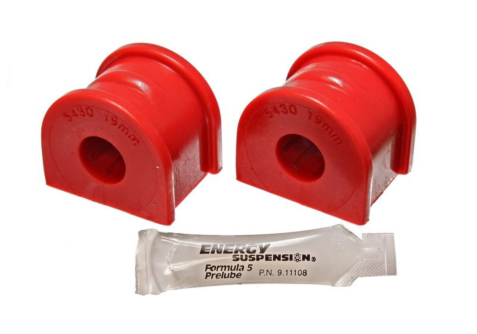 Energy Suspension 97-04 Chevy Corvette Red 19mm Rear Sway Bar Bushing Set - Reuse OE Brackets Fits select: 1997-2004 CHEVROLET CORVETTE