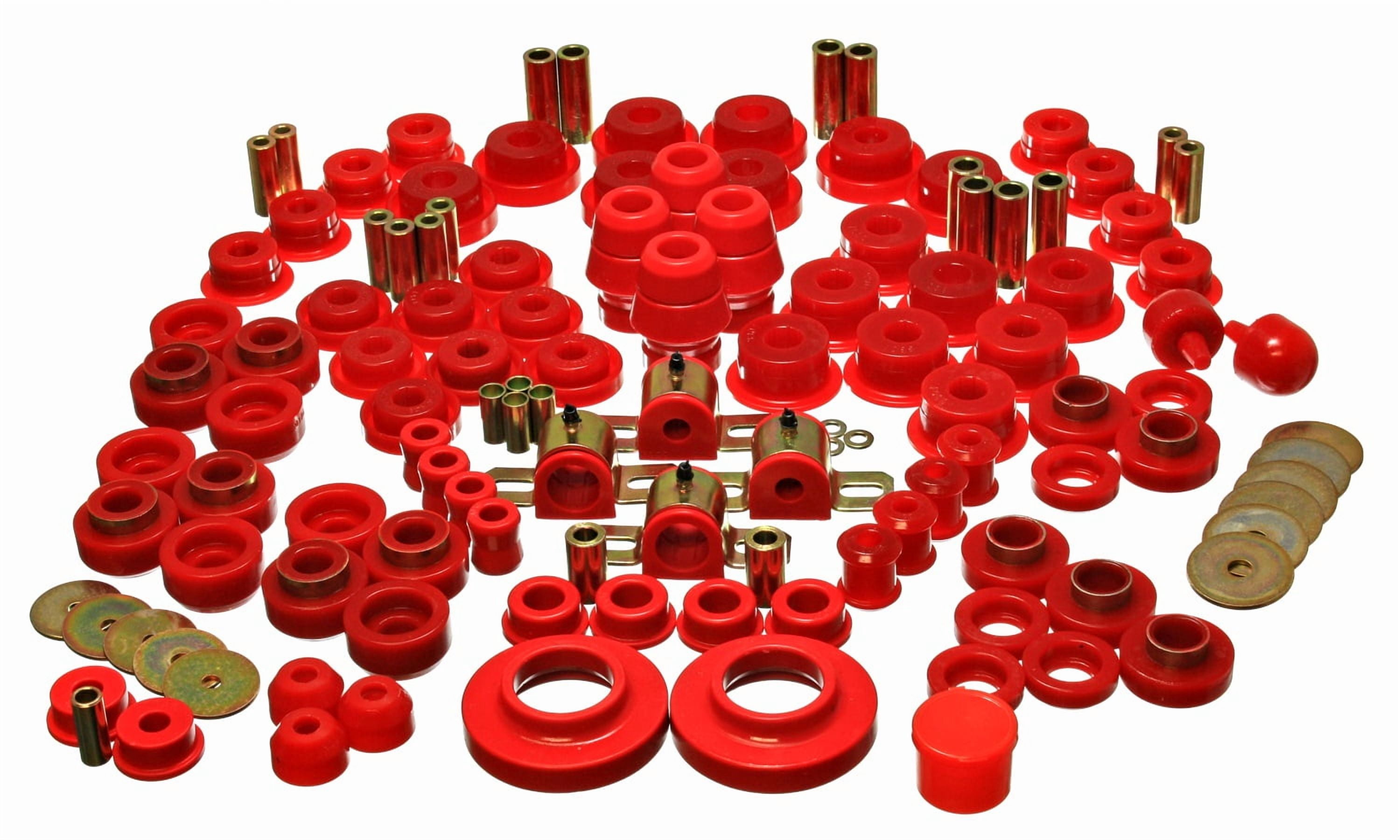 Energy Suspension 97-06 Jeep Wrangler TJ Red Hyper-Flex Master Bushing Set Fits select: 1997-2006 JEEP WRANGLER / TJ