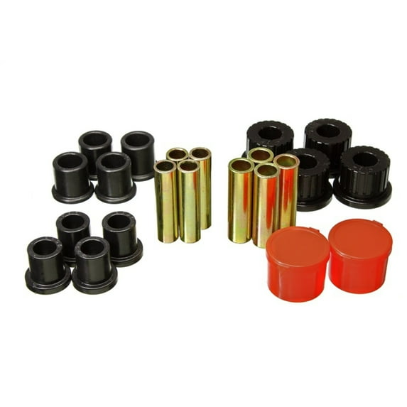 Energy Suspension 98-11 Ford Ranger 2/4WD Rear Leaf Spring Bushing Set - Black - 4.2157G Fits select: 2002 FORD RANGER SUPER CAB