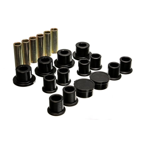 Energy Suspension 4.2154G Polyurethane Rear Leaf Spring Bushings Black Fits select: 1998-2011 FORD RANGER, 1998-2001 MAZDA B2500