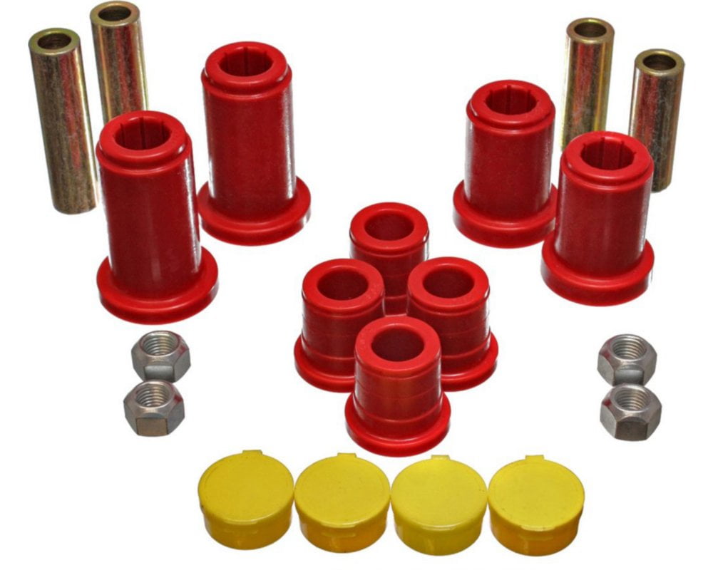 Energy Suspension 98-99 Tahoe/Yukon/Denali / 98-95 K5 Blazer 4WD Red Front End C/A Bushing Set Fits select: 1998-1999 CHEVROLET TAHOE, 1998-1999 CHEVROLET SUBURBAN