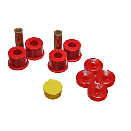 Energy Suspension 99-00 Honda Civic Si Red Front Shock Bushing Set Fits select: 2000 HONDA CIVIC SI/SIR