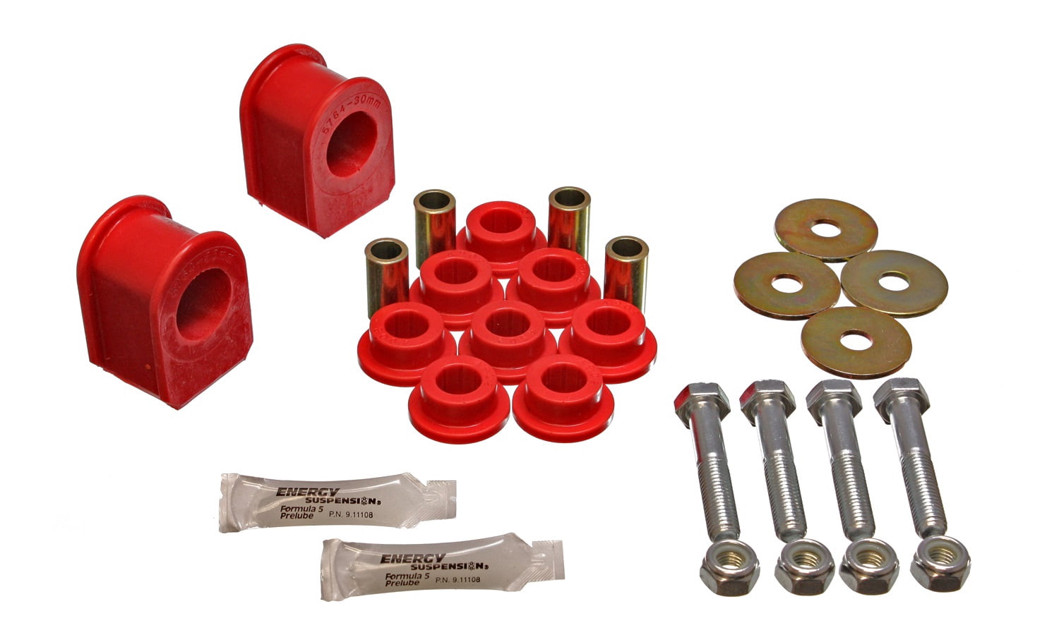 Energy Suspension 99-04 Ford F-250 4WD Red 30mm Rear Sway Bar Bushing Set Fits select: 1999-2003 FORD F250, 2004 FORD F250 SUPER DUTY