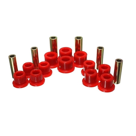 Energy Suspension 99-04 Ford F-350 2wd/F-250 SD 4wd/F-350 4wd Red Rear Leaf Spring Bushing Set Fits select: 1999-2003 FORD F250, 1999-2003 FORD F350