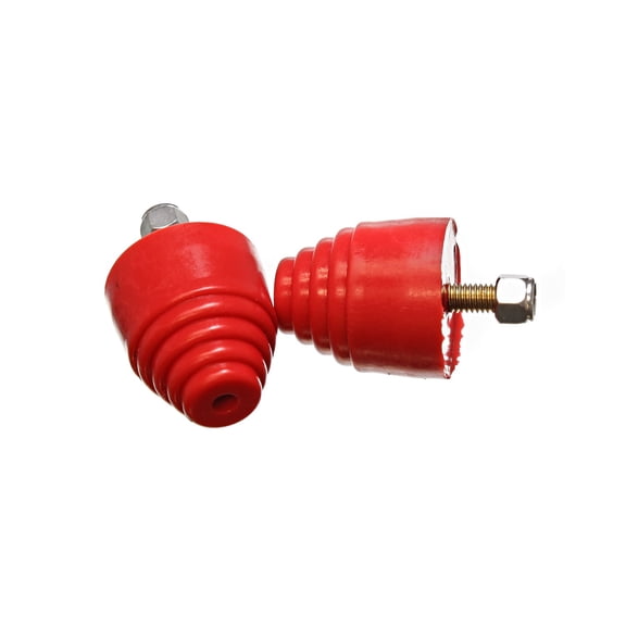 Energy Suspension All Purpose Red Bump Stop Set 2 1/8 inch Tall / 2 inch dia. (2 per set)