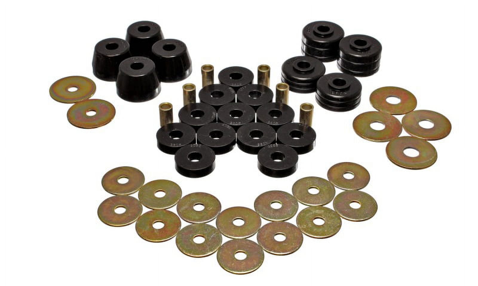 Energy Suspension GM Black Body to Frame Mount and Radiator Support Bushing Set