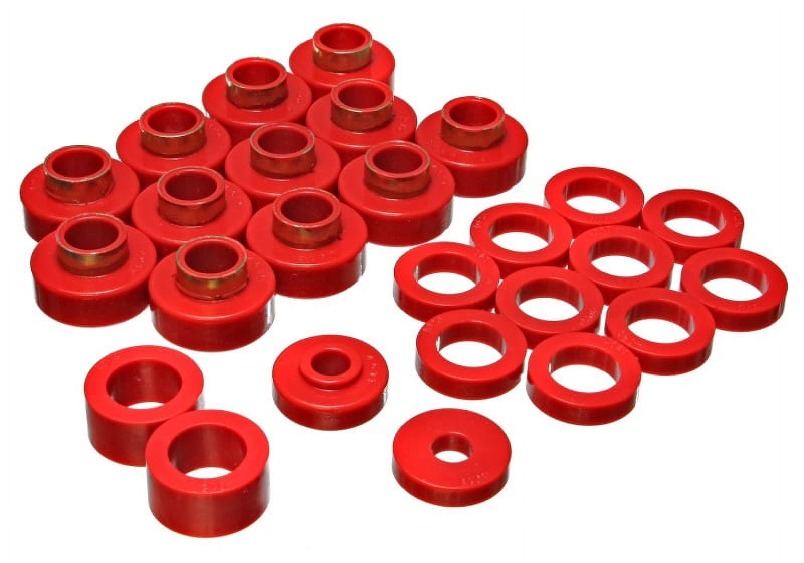 Energy Suspension Cj-8 Scrambler Body Mount - Red Fits select: 1981-1985 JEEP SCRAMBLER