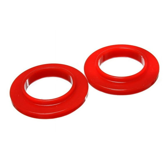 Energy Suspension Coil Spring Isolator Set - Red Fits select: 1996-2019 TOYOTA 4RUNNER, 2013 TOYOTA TACOMA DOUBLE CAB