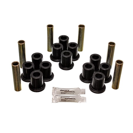 Energy Suspension Fd 4 Wd Frt Sprg Bush Set - Black Fits select: 1966-1978 FORD F250