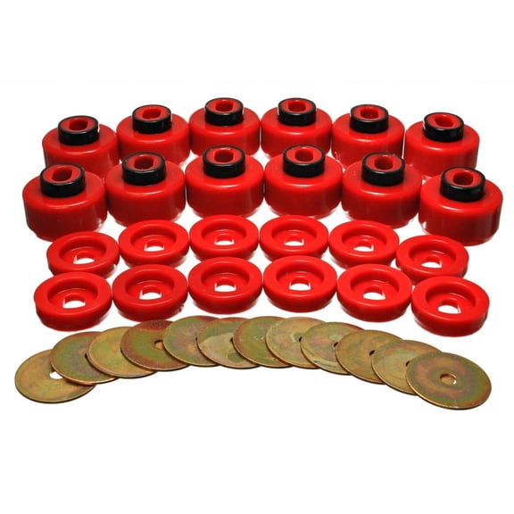 Energy Suspension For Chevy Tahoe 2000-2007 Body Mount Set Red | 3.4156R