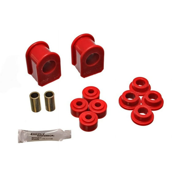 Energy Suspension Ford Red 1 1/8in Dia 2 1/2in Tall inBin Style Sway Bar Bushing Set Fits select: 1975-1997 FORD F150, 1966-1997 FORD F250