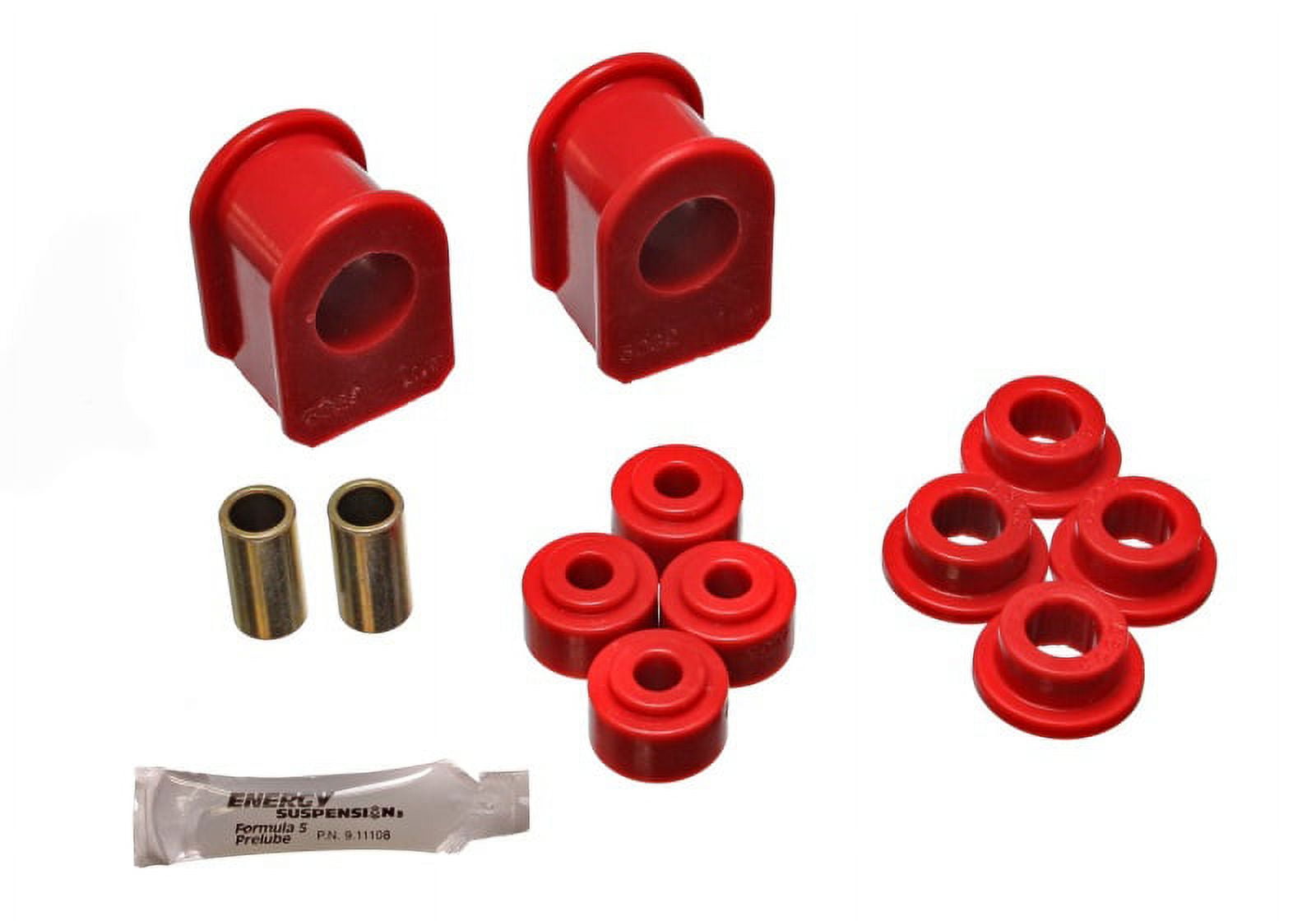Energy Suspension Ford Red 1in Dia 2 1/2in Tall inBin Style Sway Bar Bushing Set Fits select: 1975-1997 FORD F150, 1966-1997 FORD F250
