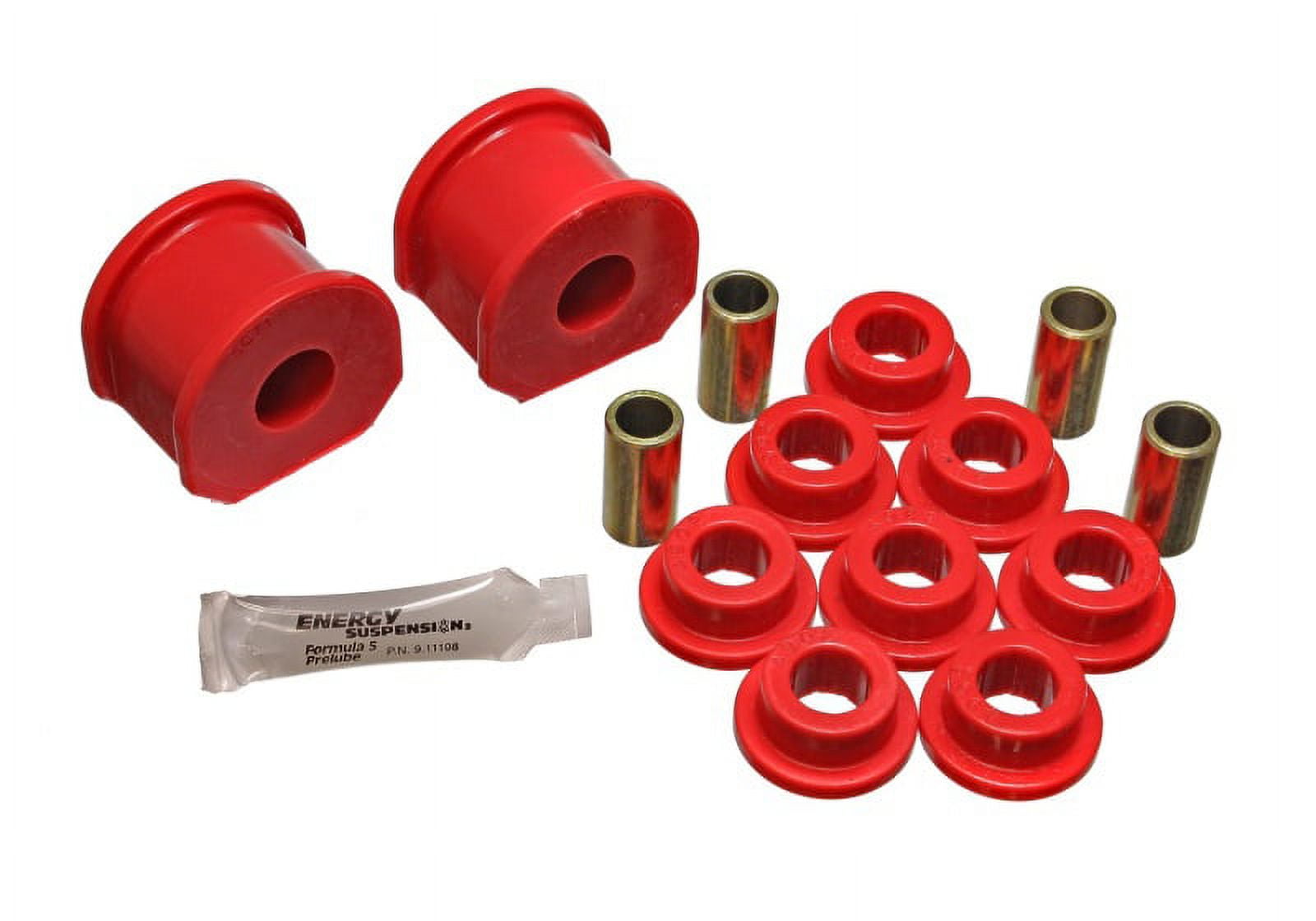 Energy Suspension Ford Truck 3/4in Dia 2in Tall inAin Style Rear Sway Bar Bushing Set - Red Fits select: 1975-1998,2000 FORD F150