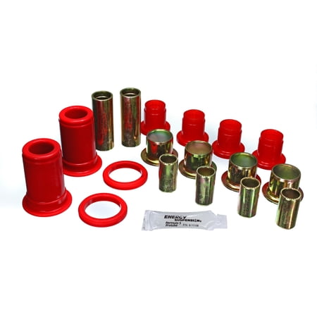 Energy Suspension Front Cntrl Arm Bushings - Red Fits select: 1966-1970 CHEVROLET IMPALA, 1966-1970 CHEVROLET CAPRICE