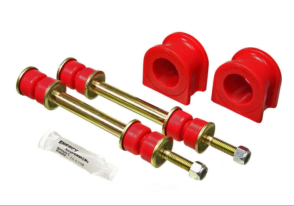 Energy Suspension Front Sway Bar Bushing Set (Red) - 3.5235R Fits select: 2007-2019 CHEVROLET SILVERADO, 2008-2019 GMC SIERRA