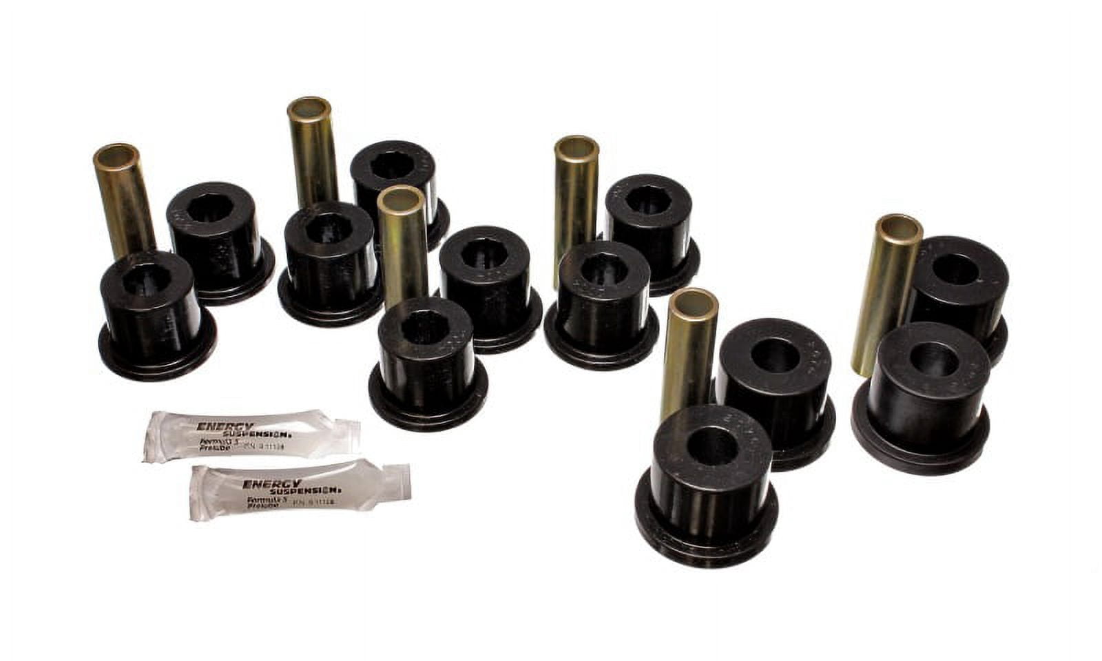 Energy Suspension Gm 2 & 4 X Rr Sprg Bush - Black Fits select: 1986 CHEVROLET D30, 1973-1986 CHEVROLET K20